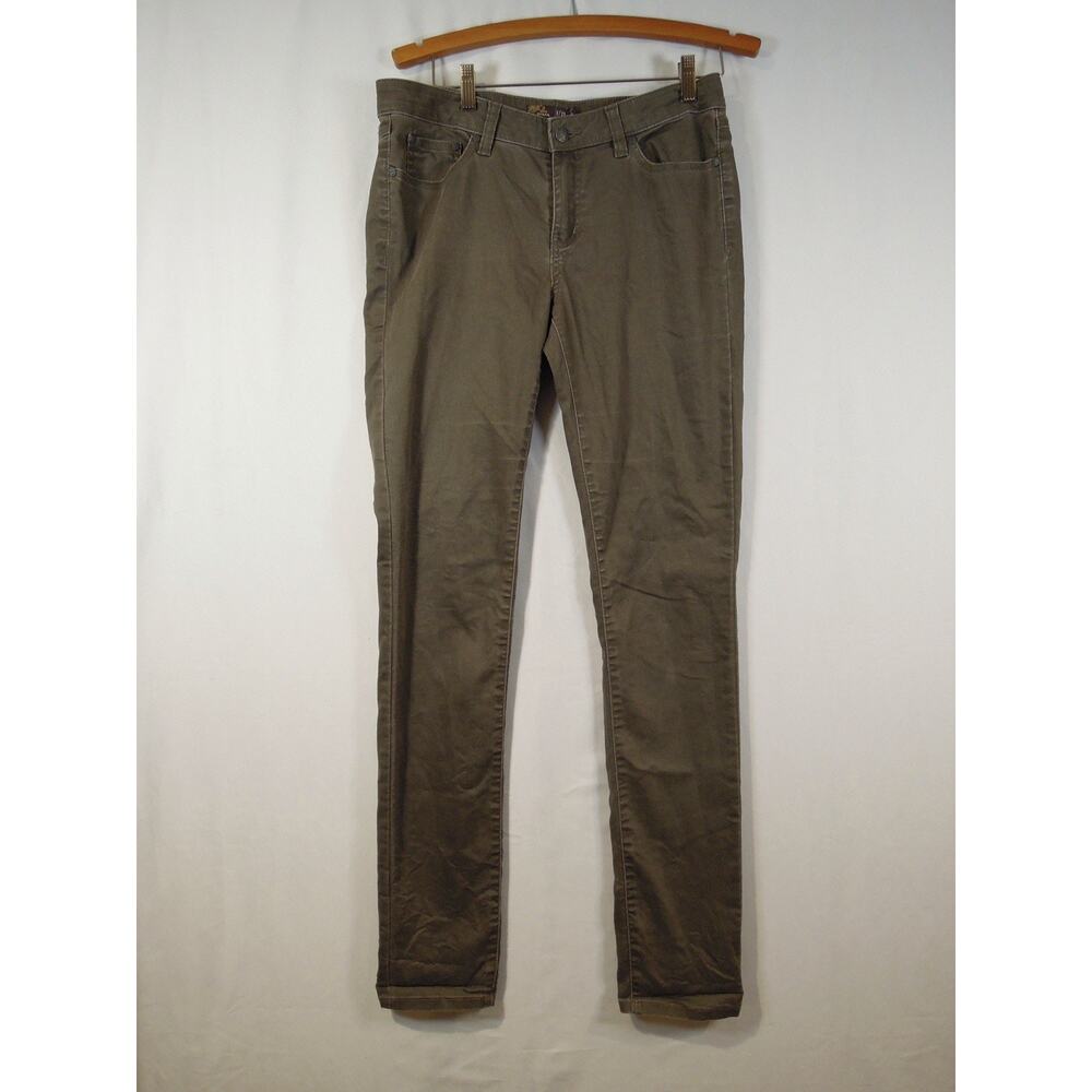 prAna Jeans Women's Kayla Green Organic Cotton Skinny Size 8/29 31x31” EUC